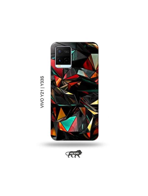 hex glasses back cover compatible with vivo y21, vivo y33s - 18977340 - Very Small Image - 1