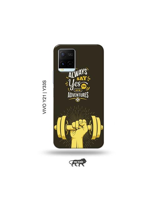 always say yes back cover compatible with vivo y21, vivo y33s - 18977371 - Very Small Image - 1