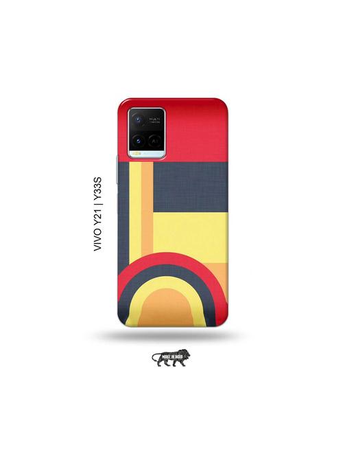 aztec back cover compatible with vivo y21, vivo y33s - 18977400 - Very Small Image - 1