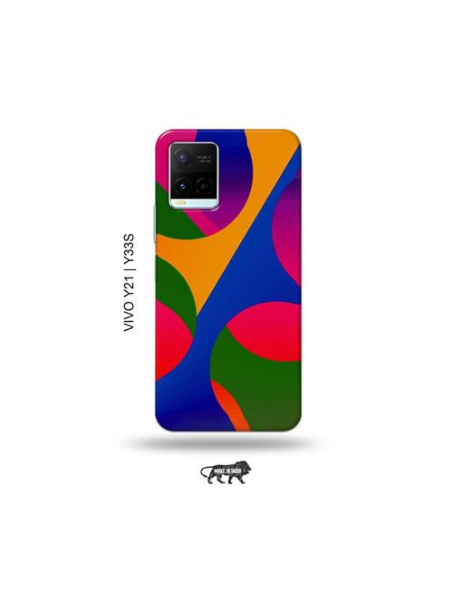 abstract back cover compatible with vivo y21, vivo y33s - 18977522 - Very Small Image - 1