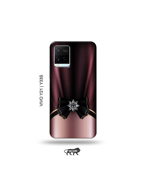 elegant design back cover compatible with vivo y21, vivo y33s - 18977527 - Very Small Image - 1