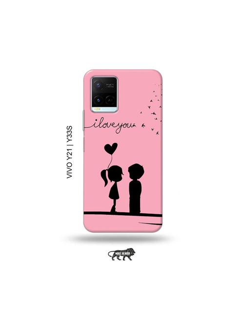 i love you back cover compatible with vivo y21, vivo y33s - 18977570 - Very Small Image - 1