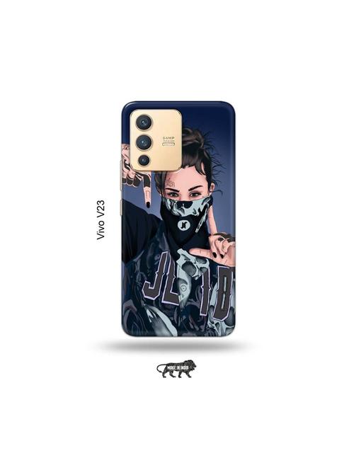 funky girl back cover compatible with vivo v23 5g - 18977758 - Very Small Image - 1