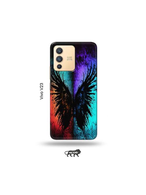 coulrful butterfly back cover compatible with vivo v23 5g - 18977775 - Very Small Image - 1