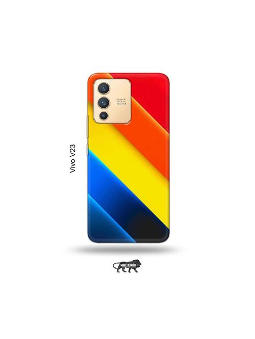 cross strips back cover compatible with vivo v23 5g - 18977807 - Very Small Image - 1