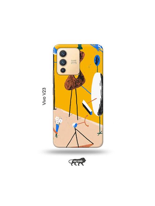 tribal art back cover compatible with vivo v23 5g - 18977823 - Very Small Image - 1