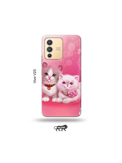 cute kitties back cover compatible with vivo v23 5g - 18977851 - Very Small Image - 1