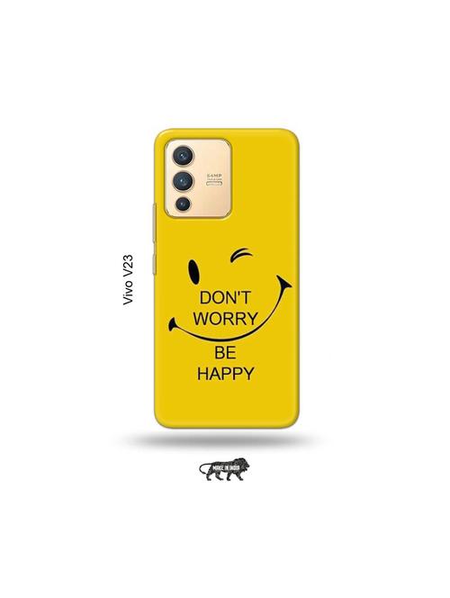 funny face yellow back cover compatible with vivo v23 5g - 18977933 - Very Small Image - 1