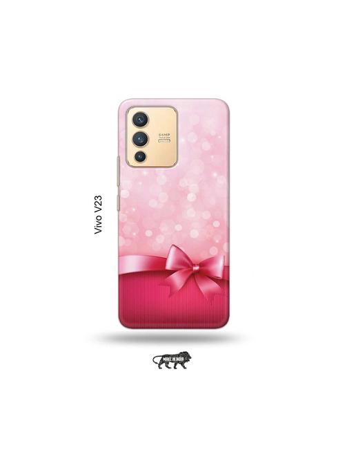 pink bow tie back cover compatible with vivo v23 5g - 18978009 - Very Small Image - 1