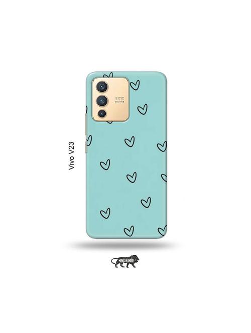 hearts back cover compatible with vivo v23 5g - 18978045 - Very Small Image - 1