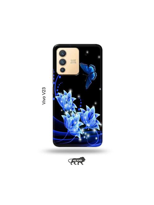 flowers back cover compatible with vivo v23 5g - 18978062 - Very Small Image - 1