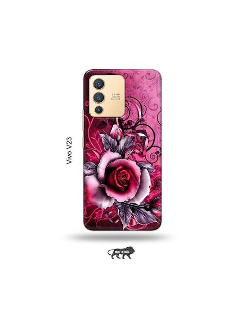 flowers back cover compatible with vivo v23 5g - 18978069 - Very Small Image - 1