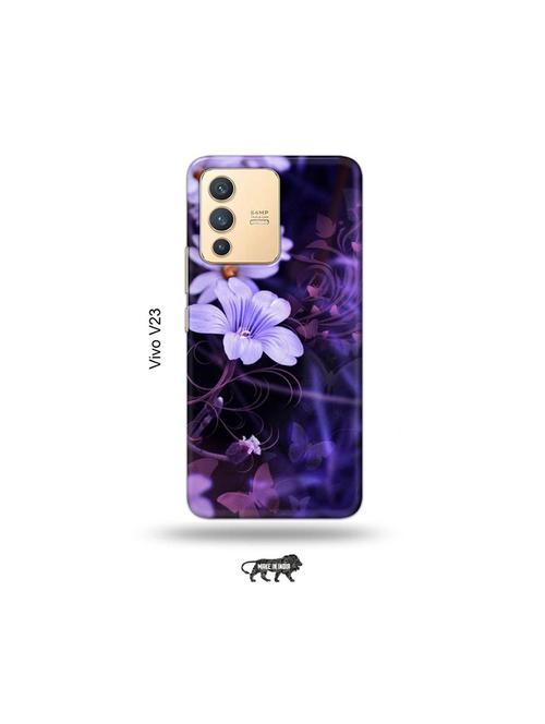 flowers back cover compatible with vivo v23 5g - 18978070 - Very Small Image - 1