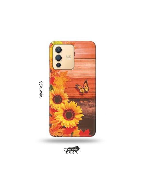 flowers back cover compatible with vivo v23 5g - 18978077 - Very Small Image - 1
