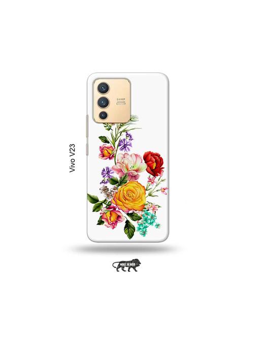 flowers back cover compatible with vivo v23 5g - 18978079 - Very Small Image - 1