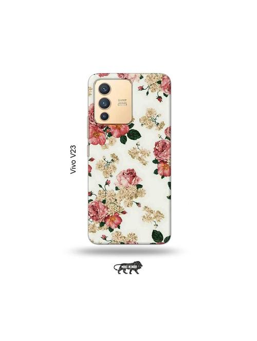 flowers back cover compatible with vivo v23 5g - 18978086 - Very Small Image - 1