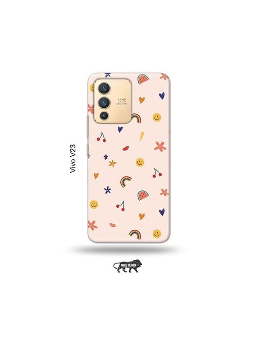 rainbow fruit back cover compatible with vivo v23 5g - 18978109 - Very Small Image - 1