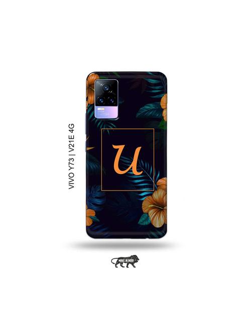 floral u back cover compatible with vivo y73 2021, vivo v21e 4g - 18978211 - Very Small Image - 1