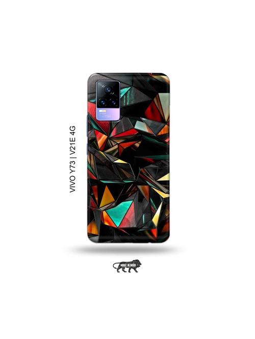 hex glasses back cover compatible with vivo y73 2021, vivo v21e 4g - 18978233 - Very Small Image - 1