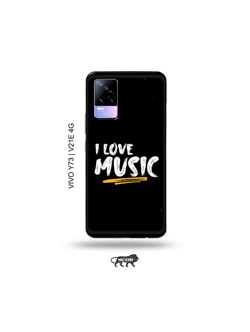 i love music back cover compatible with vivo y73 2021, vivo v21e 4g - 18978303 - Very Small Image - 1