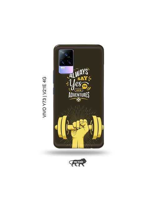 always say yes back cover compatible with vivo y73 2021, vivo v21e 4g - 18978305 - Very Small Image - 1