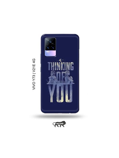 thinking of you back cover compatible with vivo y73 2021, vivo v21e 4g - 18978308 - Very Small Image - 1