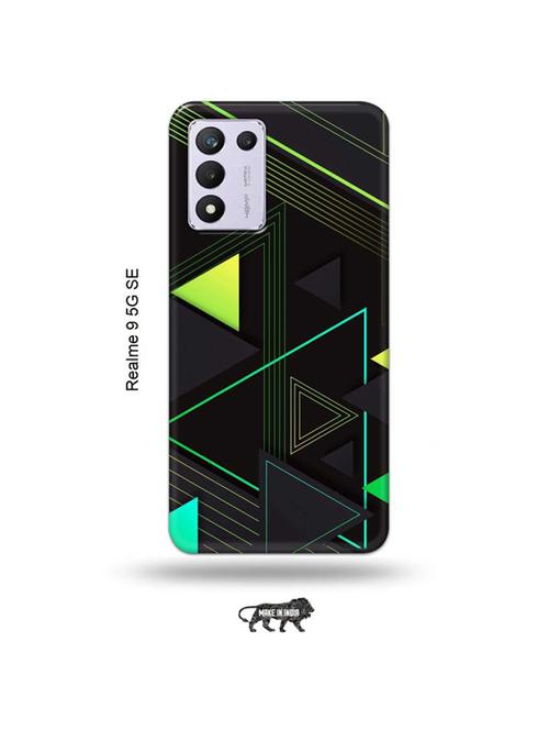 tweakymod designer printed hard case | triangular design back cover compatible with realme 9 5g speed edition - 18980829 - Very Small Image - 1
