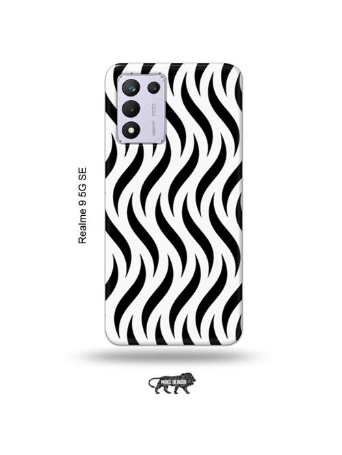 tweakymod designer printed hard case | curvy strips back cover compatible with realme 9 5g speed edition - 18980850 - Very Small Image - 1