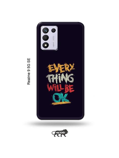 tweakymod designer printed hard case | every thing will be ok back cover compatible with realme 9 5g speed edition - 18980878 - Very Small Image - 1