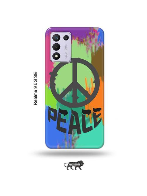 tweakymod designer printed hard case | peace back cover compatible with realme 9 5g speed edition - 18980891 - Very Small Image - 1