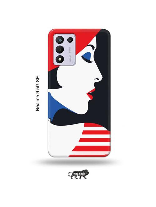 tweakymod designer printed hard case | girl illustration back cover compatible with realme 9 5g speed edition - 18980930 - Very Small Image - 1