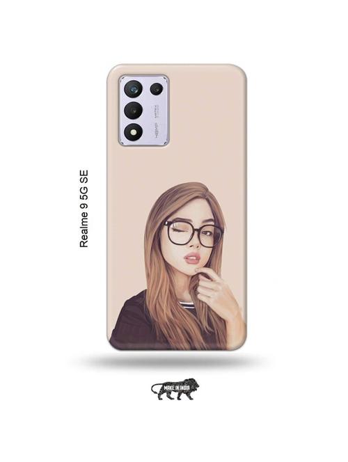 tweakymod designer printed hard case | girl illustration back cover compatible with realme 9 5g speed edition - 18980931 - Very Small Image - 1