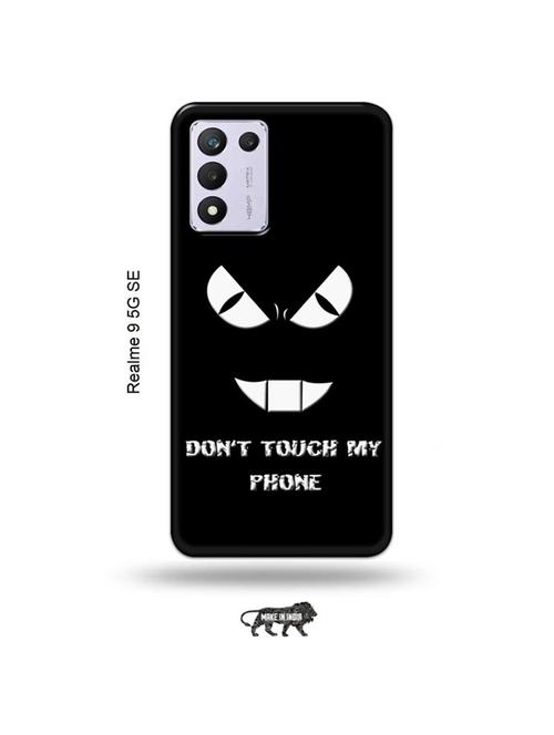 tweakymod designer printed hard case | don't touch my phone back cover compatible with realme 9 5g speed edition - 18980943 - Very Small Image - 1