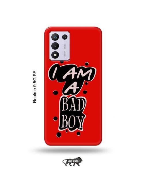 tweakymod designer printed hard case | bad boy back cover compatible with realme 9 5g speed edition - 18980944 - Very Small Image - 1
