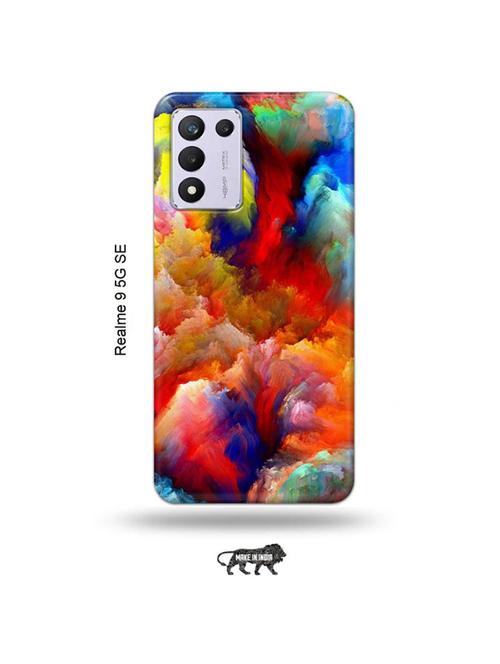 colourful clouds back cover compatible with realme 9 5g speed edition - 18981019 - Very Small Image - 1