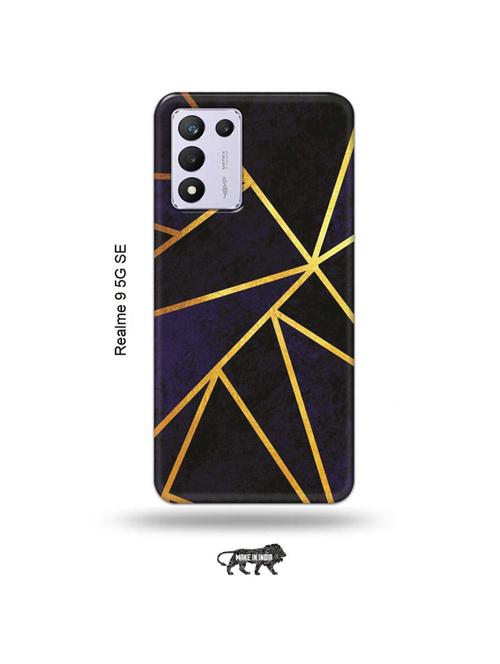 vertical gold strips back cover compatible with realme 9 5g speed edition - 18981041 - Very Small Image - 1