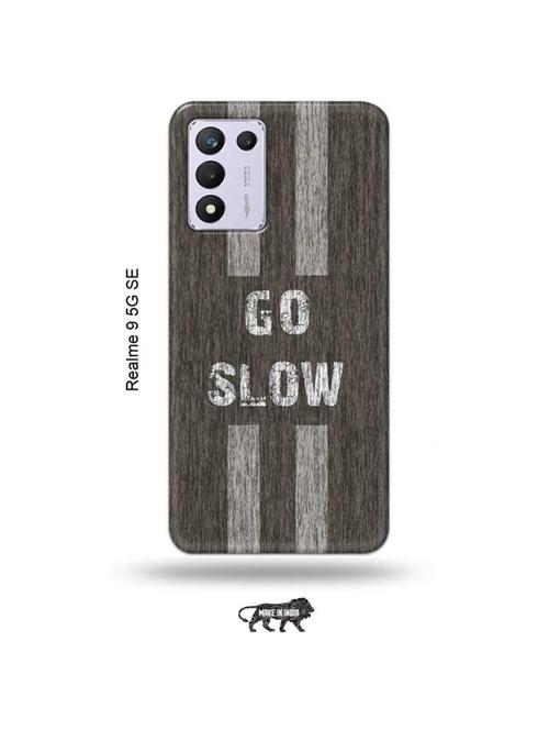 go slow back cover compatible with realme 9 5g speed edition - 18981053 - Very Small Image - 1