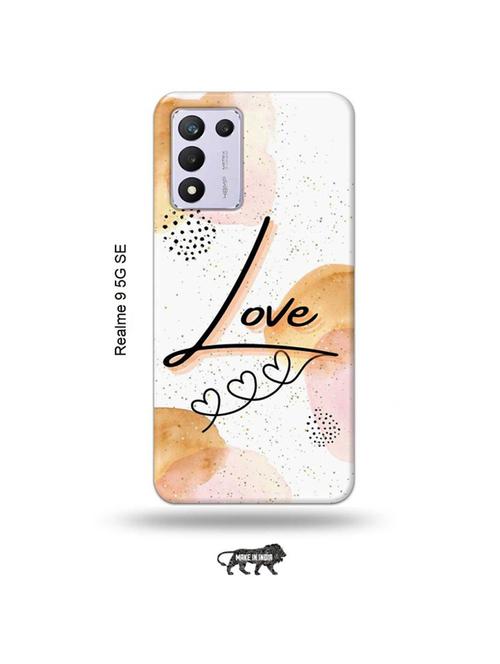 tweakymod designer printed hard case | love back cover compatible with realme 9 5g speed edition - 18981074 - Very Small Image - 1