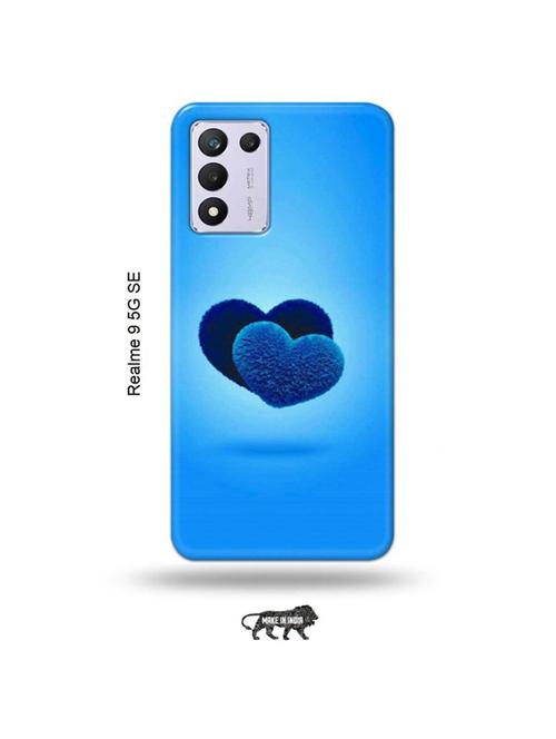 tweakymod designer printed hard case | blue hearts back cover compatible with realme 9 5g speed edition - 18981081 - Very Small Image - 1