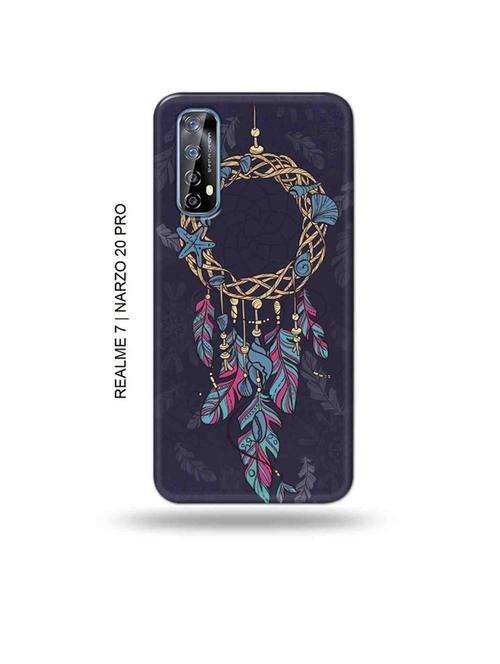 tweakymod designer printed hard case | dream catcher back cover compatible with realme 7, realme narzo 20 pro, realme narzo 30 - 18981135 - Very Small Image - 1