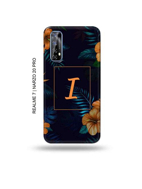 floral i back cover compatible with realme 7, realme narzo 20 pro, realme narzo 30 - 18981183 - Very Small Image - 1