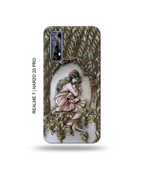 tweakymod designer printed hard case | mom memoriol back cover compatible with realme 7, realme narzo 20 pro, realme narzo 30 - 18981192 - Very Small Image - 1