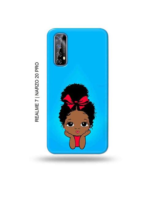tweakymod designer printed hard case | cute kiddo back cover compatible with realme 7, realme narzo 20 pro, realme narzo 30 - 18981196 - Very Small Image - 1