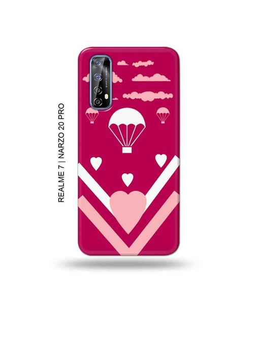 tweakymod designer printed hard case | parachute love back cover compatible with realme 7, realme narzo 20 pro, realme narzo 30 - 18981197 - Very Small Image - 1
