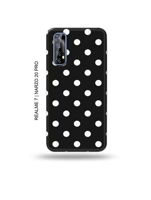 tweakymod designer printed hard case | polka dots back cover compatible with realme 7, realme narzo 20 pro, realme narzo 30 - 18981232 - Very Small Image - 1