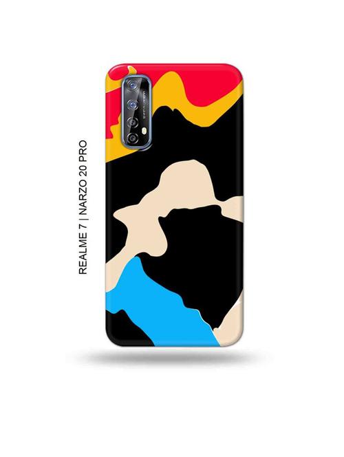 tweakymod designer printed hard case | colourful back cover compatible with realme 7, realme narzo 20 pro, realme narzo 30 - 18981242 - Very Small Image - 1