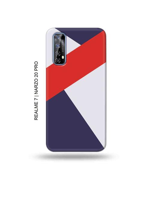 tweakymod designer printed hard case | colour strips back cover compatible with realme 7, realme narzo 20 pro, realme narzo 30 - 18981247 - Very Small Image - 1