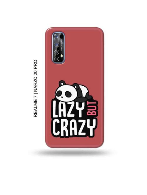 tweakymod designer printed hard case | crazy panda back cover compatible with realme 7, realme narzo 20 pro, realme narzo 30 - 18981250 - Very Small Image - 1