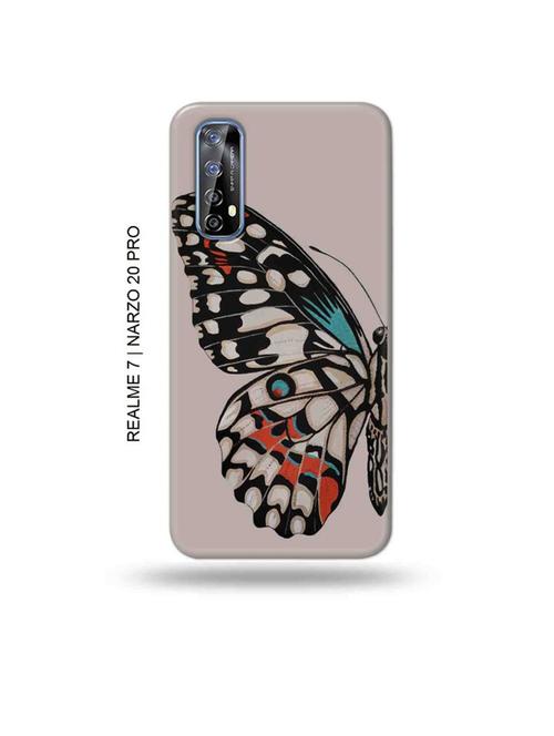 tweakymod designer printed hard case | butterfly back cover compatible with realme 7, realme narzo 20 pro, realme narzo 30 - 18981257 - Very Small Image - 1