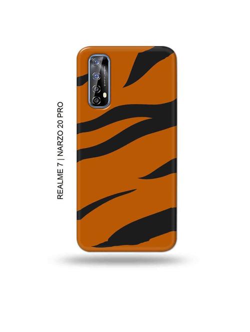 tweakymod designer printed hard case | tiger strips back cover compatible with realme 7, realme narzo 20 pro, realme narzo 30 - 18981273 - Very Small Image - 1